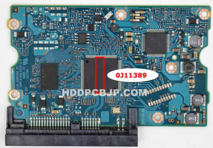 HITACHI HCS5C2020ALA632 HDDの基板 0J11389 - 画像 (2)