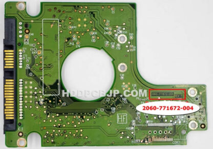 WesternDigital WD10TPVT HDDの基板 2060-771672-004 - 画像 (2)